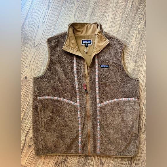 RARE Patagonia Woolyester Pile Vest Men’s XL EUC - Picture 1 of 6